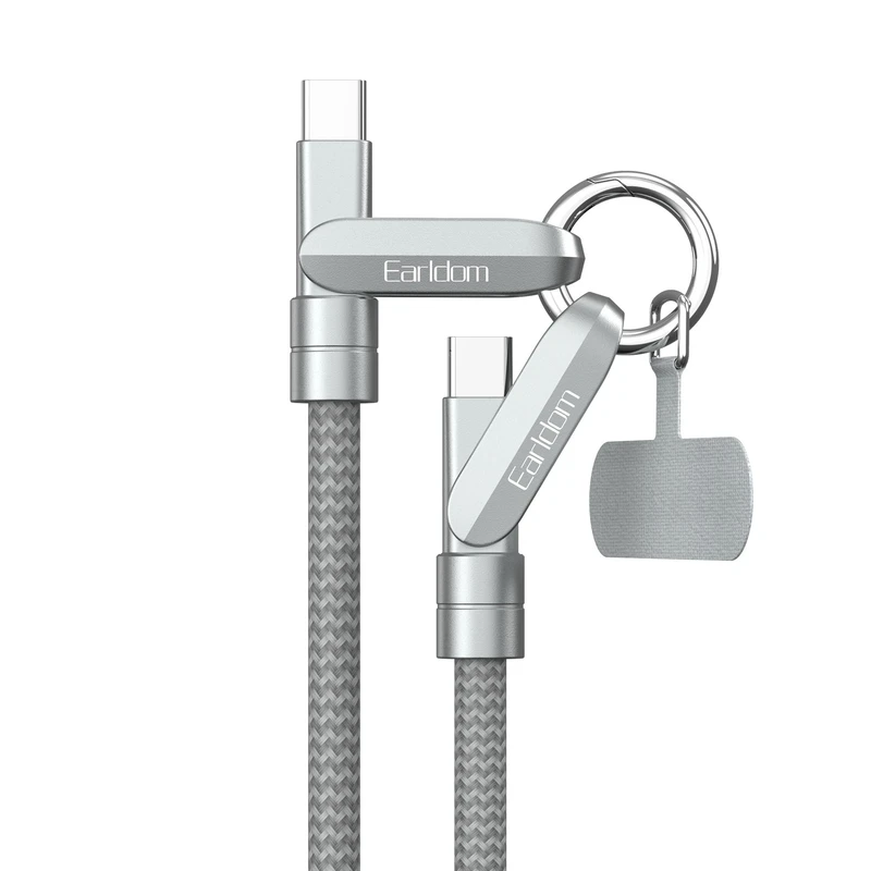 کابل شارژ تبدیل USB-C ارلدام مدل 2IN1 208C-C طول 1.2 متر